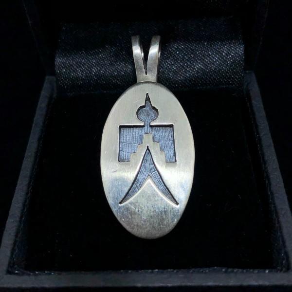 インディアンジュエリーペンダントサンダーバードウォーターバード