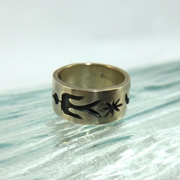 シルバーリング　一点物　7号 シルバーリング インディアンジュエリー リング シルバーアクセサリー