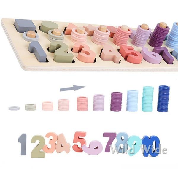 知育玩具 ゲームボード パステルカラー 数字 計算 色 モンテッソーリ教具 木製おもちゃ 誕生日プレゼント 出産祝い Buyee Servis Zakupok Tretim Licom Buyee Pokupajte Iz Yaponii