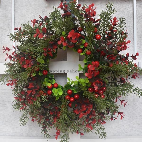 wilk shoppingの検索ワード：クリスマス 飾り 花 ギフト 花輪 リース 店舗 玄関 壁掛け 庭園 装飾 飾り フラワーギフト クリスマスリース クリスマス 花輪 ドア 壁飾り ガーランド オーナメント 松かさ デラックスリース ...