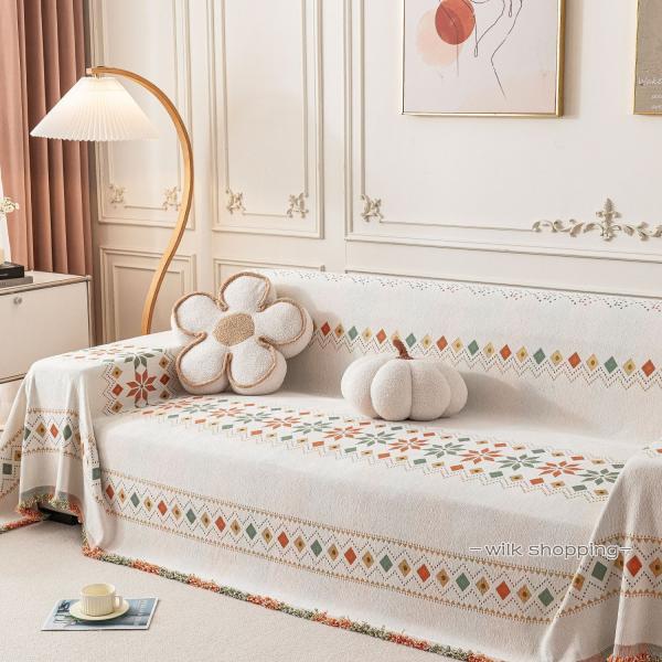 ※セットで販売することなく、1枚で販売しています。お好きな色とサイズをご自由に選んで、組み合わせてください。※L字カウチソファ場合は2点カバーが必要です。■商品名：ソファーカバー マルチカバー 1/2/3/4人掛け 汚れ防止 座面カバー 綿...