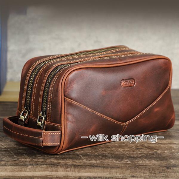 バッグ メンズ セカンドバッグ 本革レザー 牛革 クラッチバッグ