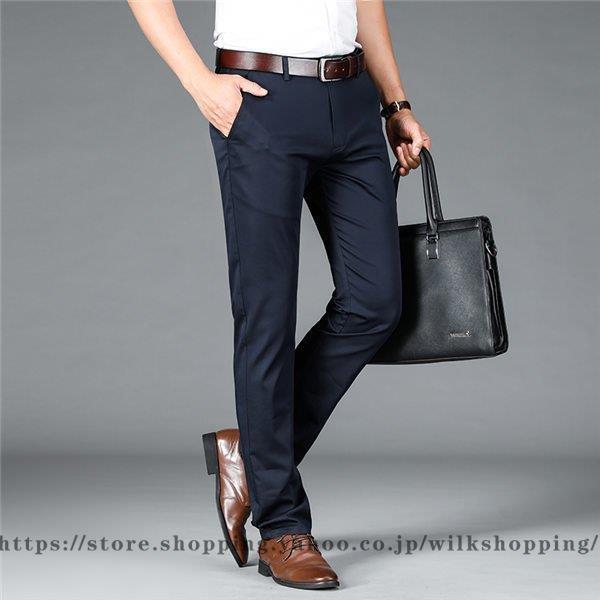 スラックス メンズ スツパンツ 通勤用パンツ メンズ スリムビジネスパンツ ストレッチパンツ 紳士 通勤用 裾上げ済み 冠婚葬祭 春夏秋 Kk914 Opop Wilk Shopping 通販 Yahoo ショッピング