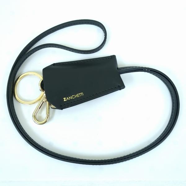 ZANCHETTI ザンケッティ キーリング クロシェット ネックストラップ