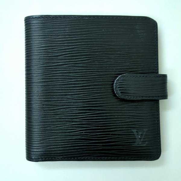 LOUIS VUITTON ルイヴィトン エピ 二つ折り財布 ブラック LOUIS VUITTON ルイヴィトン エピ 二つ折り財布 ブラック