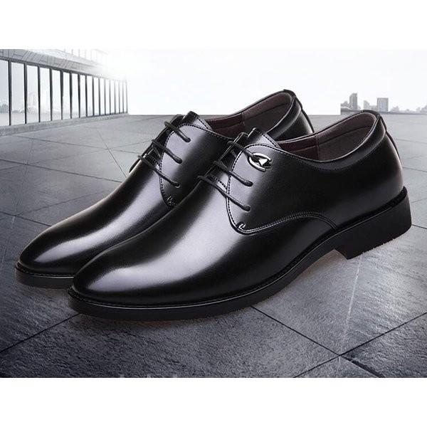 メンズビジネスシューズオシャレ靴pu革靴シューズエナメル紳士靴本革ストレートチップかっこういい仕事靴履きやすい Spi Ogop3cpi Will Style 通販 Yahoo ショッピング
