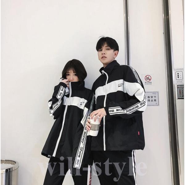 ナイロンジャケット韓国オルチャンライン原宿ロゴダンス衣装