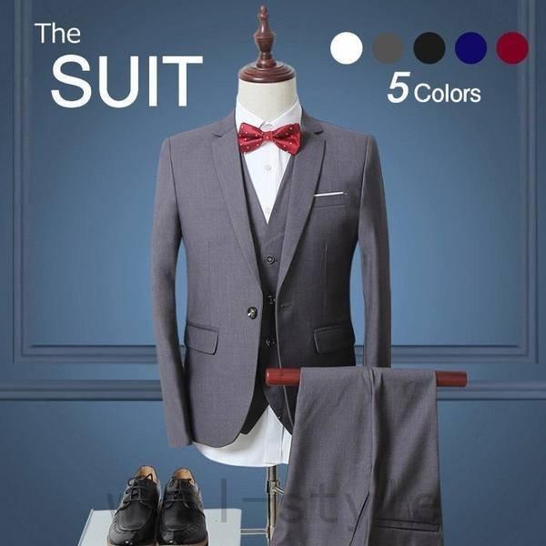 メンズスーツビジネススーツスリーピーススーツ３点セットスーツセットスーツ細身紳士服結婚式入学式新作秋冬春夏お洒落 Will1119 2y5xgffm Will Style 通販 Yahoo ショッピング