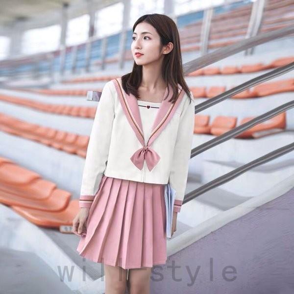 セーラー服 Jk制服 女子高校生 リボン付き 上下セット 半袖 長袖 コスプレ衣装 コスチューム Cosplay 学生服 ギャル服 入学式 卒業式 文化祭 学院風 春夏秋 Will1215 45snib5w Will Style 通販 Yahoo ショッピング