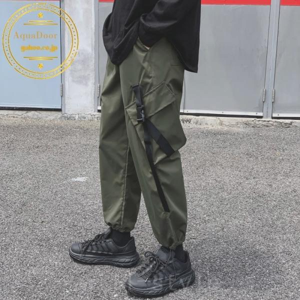 カーゴパンツ レディース メンズ レディース 韓国ファッション ボトムス ワイドパンツ スポーティ ダンス衣装 ストリート風 個性的 原宿系 体型カバー