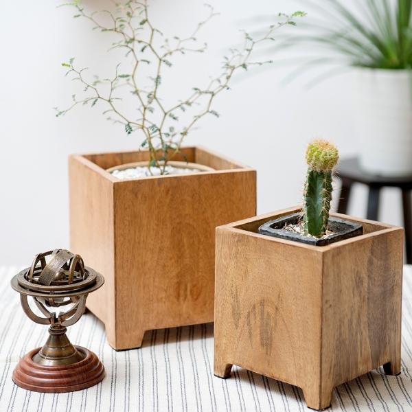 プランターカバー 鉢カバー 木製 おしゃれ ３号鉢対応 サイズs 鉢入れ 木製ボックス 正方形 生活雑貨 Willdo 通販 Yahoo ショッピング