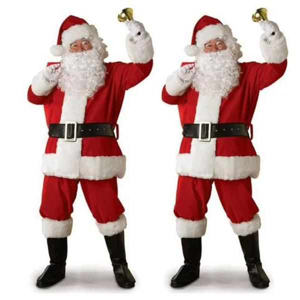 サンタ コスプレ クリスマス衣装 コスプレ サンタクロース コスプレ 大人用 メンズ サンタ帽子 サンタウィッグサンタ コスチューム パーティー