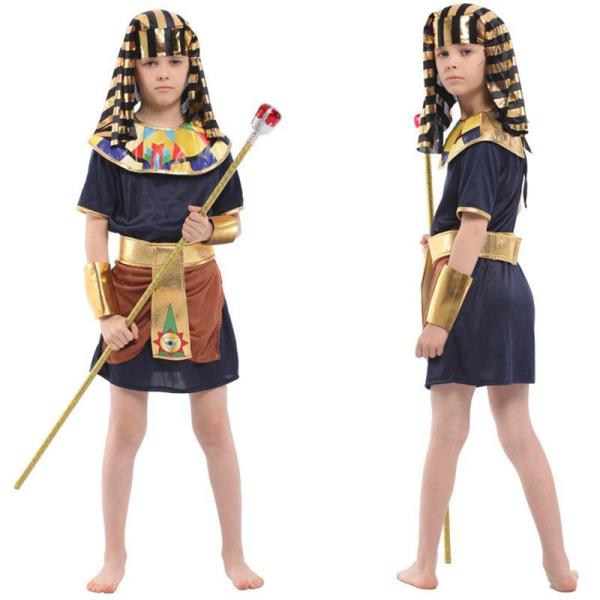 コスプレ 王子様 エジプトのファラオ ハロウィン衣装 ファラオ 子供 童話 ハロウィン 王子 子とも 変装 幼児園 園児 Halloween 男の子