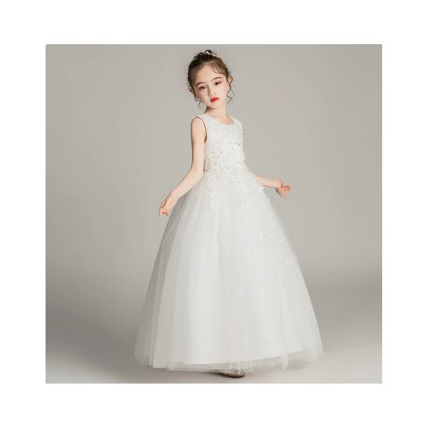 新品 子供ドレス ピアノ発表会結婚式キッズフォーマルドレスワンピース子供服 女の子フラワーガール花柄 演出服 120 130 140 150
