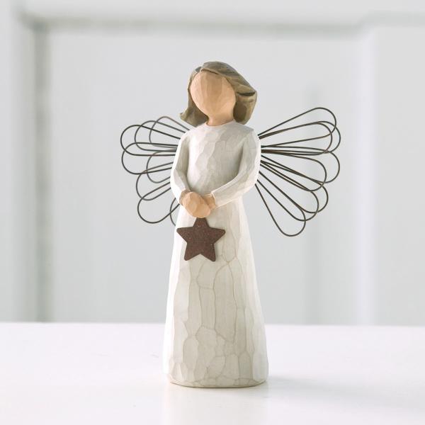 ウィローツリー天使像 灯 高さ13.5cm Willow Tree Angel of Light