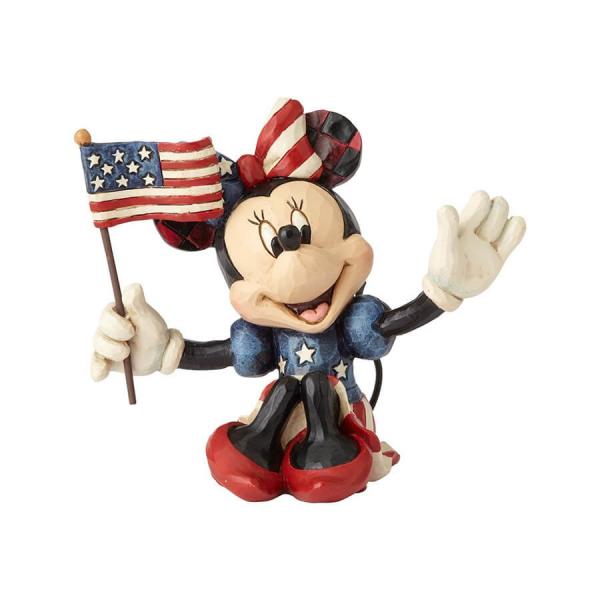 アメリカ代表 ミニー 7.9cm ディズニー フィギュア 置物 グッズ トラディションズ 人形 雑貨 オブジェ ジム・ショア