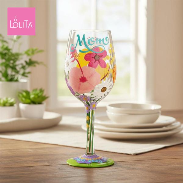 Lolita ワイングラス I Love You Mom 22.4cm お母さん大好きだよ
