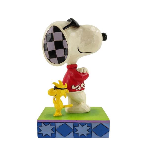 ジョー・クール ウッドストック イケてる友人 12.7cm | ジムショア ピーナッツ グッズ フィギュア 人形 置物 彫刻 Jim Shore 正規