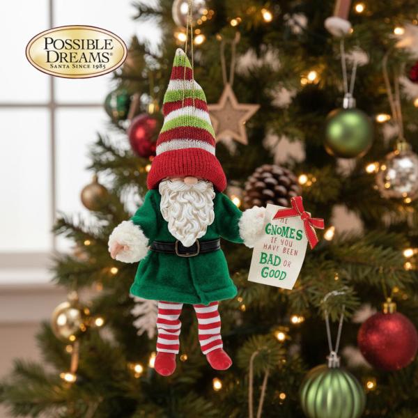 Gnome Bad or Good オーナメント 19.8cm | サンタ サンタクロース 人形