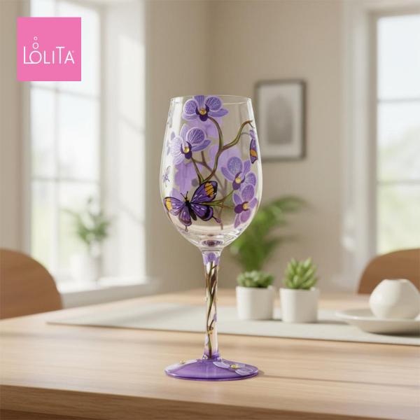Lolita ワイングラス Butterfly Jubilee 22cm バタフライ ジュビリー | かわいい おしゃれ ポップ モダン デザイン食器