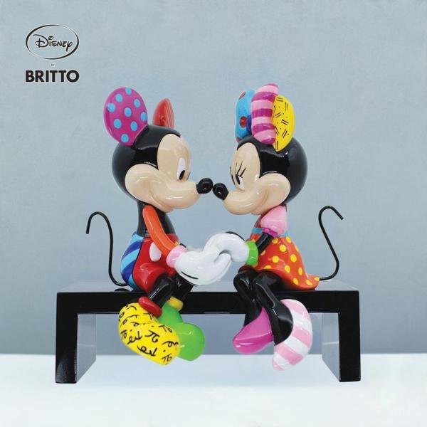 ミッキー&ミニー ラブフィグ 16.2cm | ロメロ・ブリット Romero Britto