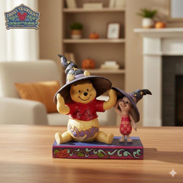 【ハロウィン限定】プー&ピグレット ウィッチハット くまのプーさん ジムショア Disney（ディズニー） プー & ピグレット ウィッチハット 15.3cm くま
