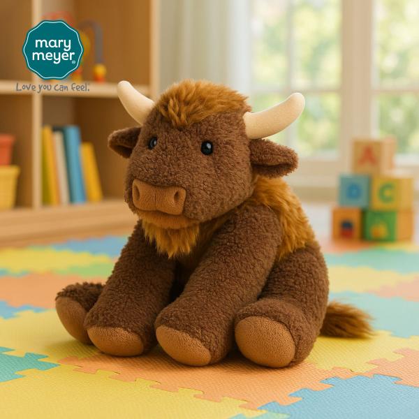 メリーマイヤー スイート ボーリガード バッファロー 21cm うし | ぬいぐるみ ナチュラルカラー 動物 どうぶつ ファーストトイ ベビー 赤ちゃ