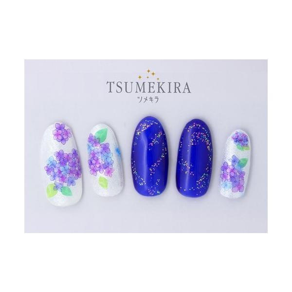 ツメキラ 紫陽花 ネイルシール Sagaretxe Net
