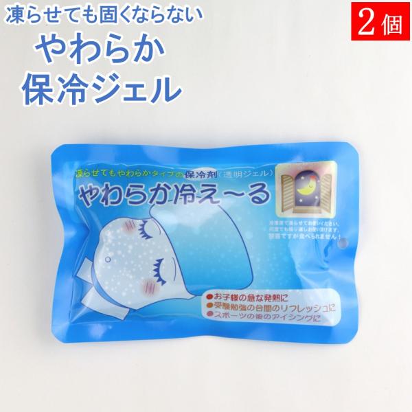 やわらか冷え〜る やわらか 保冷剤 凍らない 2個 熱中症対策 暑さ対策 就寝時 ニチネン アウトドア 発熱 アイシング 男性用 女性用 こども 赤ちゃん おしゃれ