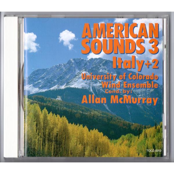 送料無料 吹奏楽CD アメリカの響き3 イタリア編+2 ブルスキーノ氏序曲 ナブッコ序曲 タンクレディ序曲 運命の力 呪文と踊り 交響組曲