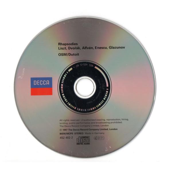 ●　収録内容※商品はCD（ディスク）のみです。解説書・帯・プラスチックケースはありません。　なお、発送時には不織布ケースに入れ、クッション（プチプチ）封筒で発送いたします。1.リスト/ハンガリー狂詩曲 第2番　10:442.ドヴォルザーク/...