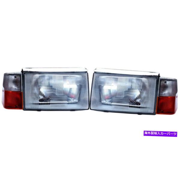 USヘッドライト Volvo 240 244 86-93ヨーロッパEコードガラス