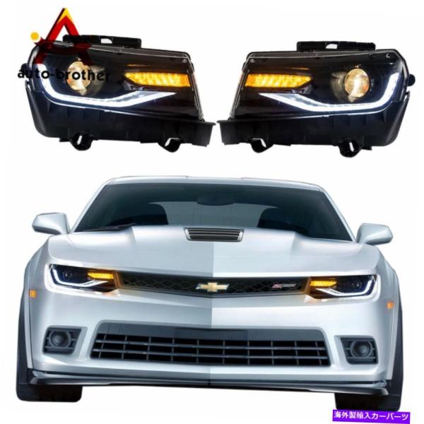 シボレー純正　CF43A カマロ　ヘッドライト USヘッドライト 2016-2018シボレーカマロハロゲンブラックLED