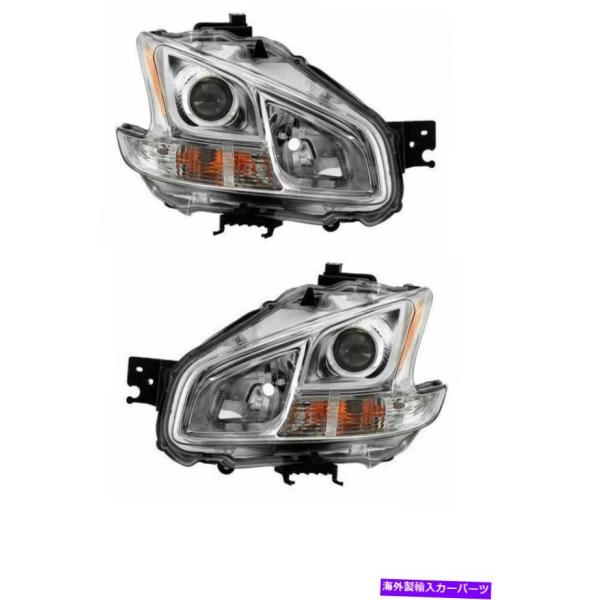 USヘッドライト フィット日産マキシマ2009-2014 HIDキセノンヘッド