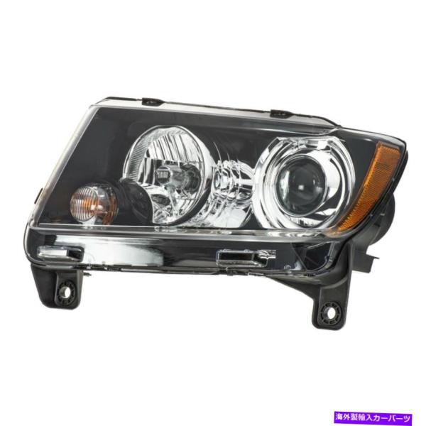 グランドチェロキー　後期　スモークレンズ ヘッドライト 左側 USヘッドライト 12-13ジープグランドチェロキーSRT左サイドヘッドライ