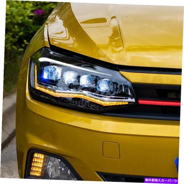 USヘッドライト 2019-2020年VW Polo MK5 ventoクロスポロランプLDV2の