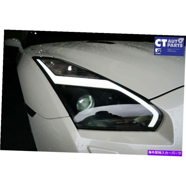 R35 美品ボディLED付き 日産 テールライト R35 GT-R テールランプ LED GTR レッド