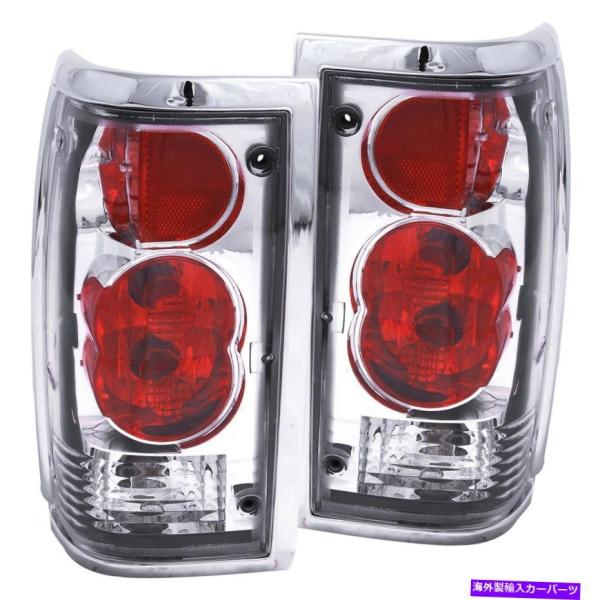 マツダ B2000 B2200 B2600 スモーク クリヤー テール ランプ USテールライト フィットマツダB2000 B2200 B2600テールライト左右ペア