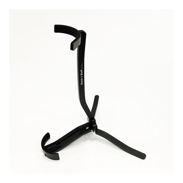 軸中央のストッパーを上げるだけで、コンパクトに折りたたみ出来るスタンドです。軸も太く、脚も大きく広がるので、安心です。かなり軽量なので、持ち運びにも便利です。※【Reeds’ｎ Stuff】 のロゴの横に輸入元である「DAC」のロゴは入って...