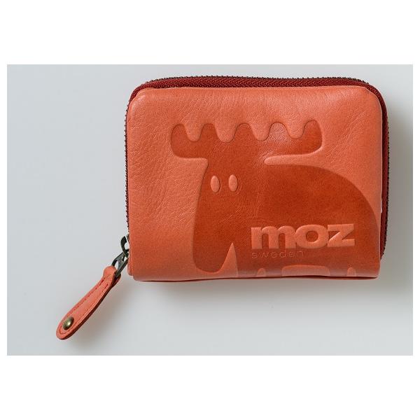 モズ 二つ折り財布 小銭入れあり Elk(エルク) 86000 レッド moz（モズ） 二つ折り財布 小銭入れあり Elk(エルク) 86000 ヘラジカ
