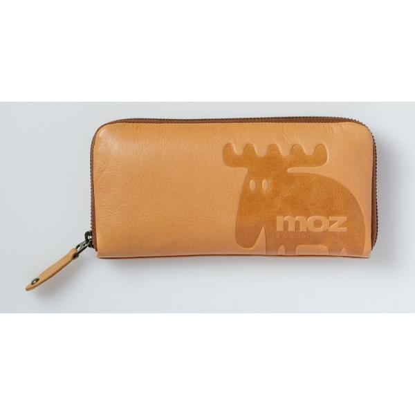moz（モズ） 長財布 86001 レディース 本革 大容量 シンプル ラウンド 