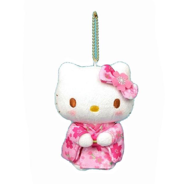 ハローキティ サンリオキャラクターズ ハローキティ 桜着物 マスコット