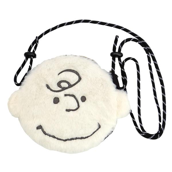 スヌーピー　チャーリーブラウン　ぬいぐるみサコッシュ　183903-23　ナカジマコーポレーション