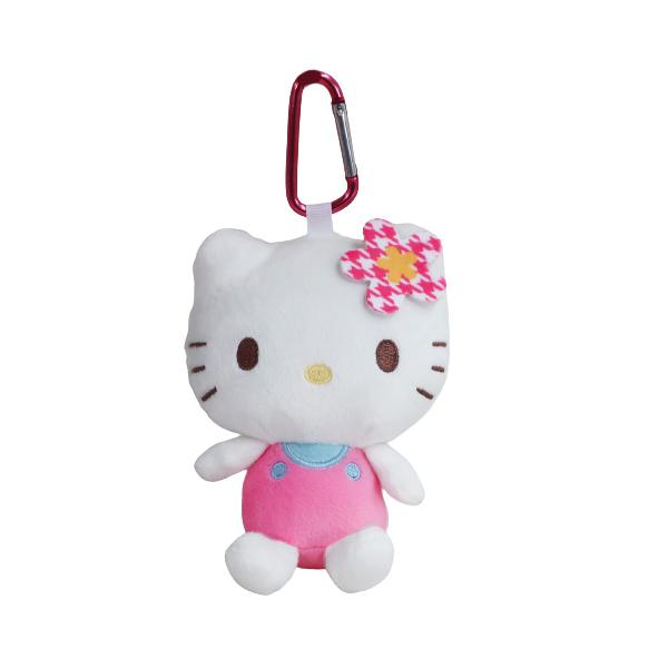 サンリオ　ぬいぐるみ　カラビナ付エコバッグ　カオハナ　ハローキティ　サンリオキャラクターズ　　193551-24　ナカジマコーポレ-ション