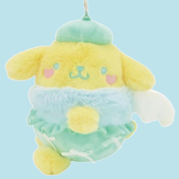 sanrio　サンリオ　サンリオキャラクターズ　ポムポムプリン　ミントエンジェル　マスコットぬいぐるみ　202543-24　ナカジマコーポレーション　誕生日