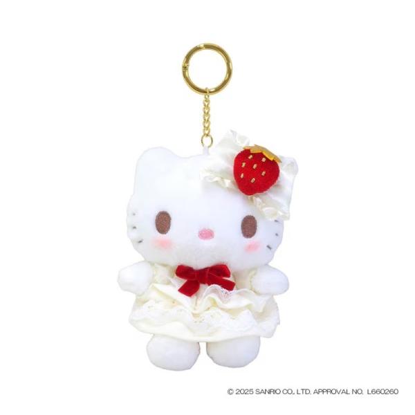 サンリオ　　ストロベリーショートケーキ　ハローキティ　マスコットぬいぐるみ　222305-26　ナカジマコーポレーション　sanrio　正規品　タグ付き