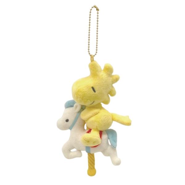 PEANUTS　ピーナッツ　SNOOPY　スヌーピー　ウッドストック　遊園地　メリーゴーランド　マスコットぬいぐるみ　227454-26　正規品　タグ付き