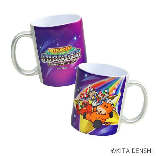 ジャグラー　クッション　マグカップ等 ジャグラー メタリックマグカップ 陶器 315ml / パチスロ スロット