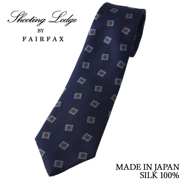 FAIRFAX（フェアファクス） ネクタイ ビジネス ブランド レトロ 小紋
