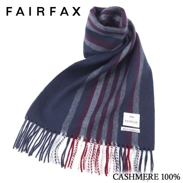 FAIRFAX（フェアファクス） マフラー メンズ カシミヤ100